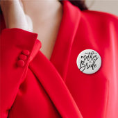 花嫁ブラシの結婚ブライダルパーティ 缶バッジ