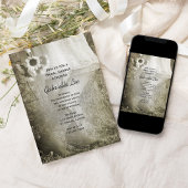 花嫁ブーツ&サンフラワーズカントリーブライダルシャワー 招待状