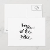 花嫁ボス ポストカード (正面/裏面)