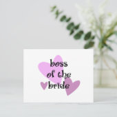 花嫁ボス ポストカード (スタンド正面)