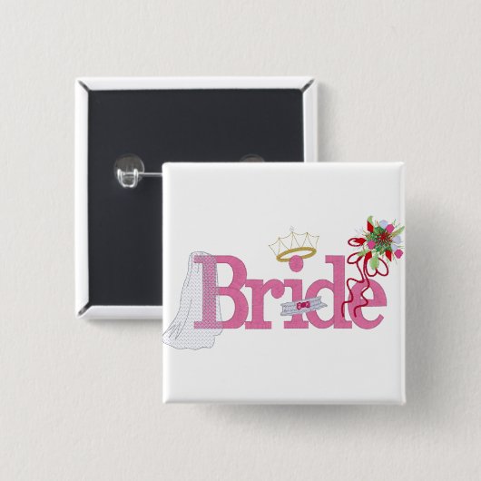 花嫁ボタン 缶バッジ (正面&裏面)