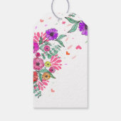 花嫁ボホフローラバタフライビーフギフトラベル ギフトタグ (裏面)