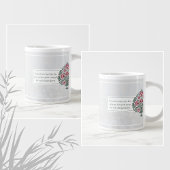 花嫁マグカップ – ジャンボフローラマグカップ – 汎用性の高いギフト ジャンボコーヒーマグカップ