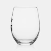 花嫁ミニマルフローラ ステムなしワイングラス (左)