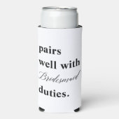 花嫁メイドの仕事のプロポーズと上手結婚く組み合わせる スリム缶クーラー (Seltzer正面)