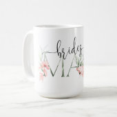 花嫁メイドカップ花嫁ギフトブライダルパーティギフト コーヒーマグカップ (正面左)