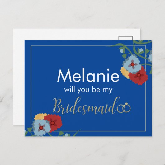 花嫁メキシコ花縁ど提案カード シーズンポストカード (正面/裏面)