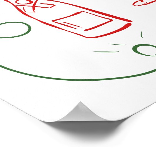 花嫁メリークリスマスバチェロレッテポスター ポスター (角)