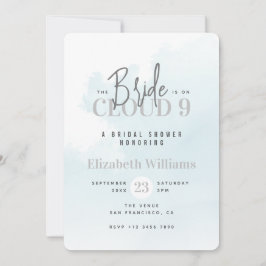 花嫁モダンが雲九ブライダルシャワー 招待状