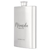 花嫁モダンの仕パーソナライズされた組み フラスク (左)