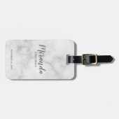 花嫁モダンの仕パーソナライズされた組み ラゲッジタグ (正面横)