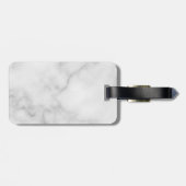 花嫁モダンの仕パーソナライズされた組み ラゲッジタグ (裏面横)