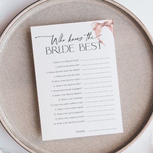 花嫁モダンの試合を知っ最高のたピンクの弓 招待状