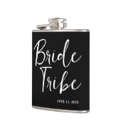 花嫁モダン族とシンプル白黒 フラスク (左)