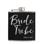 花嫁モダン族とシンプル白黒 フラスク (正面)