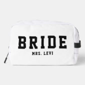 花嫁モダン白黒名前をカスタムする化粧料 ドップキット (裏面)