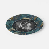 花嫁ユニークがパーティーになるためのカレーリリープレート ペーパープレート (アングル)