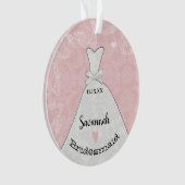 花嫁ユニークメイド・オブ・オーナー（花嫁付き添い人）又は花娘か オーナメント (正面)