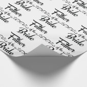 花嫁リハーサルおもしろいディナーの父 ラッピングペーパー (角)