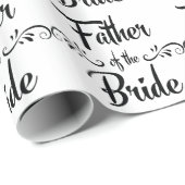 花嫁リハーサルおもしろいディナーの父 ラッピングペーパー (ロールコーナー)