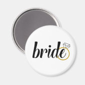 花嫁リングや輪 マグネット (正面/裏面)