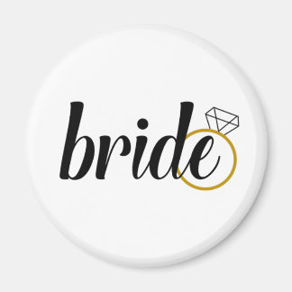 花嫁リングや輪 マグネット