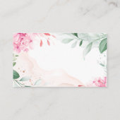 花嫁レシピを持って来るブライダルシャワー エンクロージャーカード (裏面)