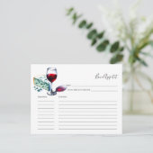 花嫁レシピカードワイン&チーズ シーズンポストカード (スタンド正面)