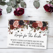 花嫁レシピブライダルシャワー秋ハロウィーン エンクロージャーカード