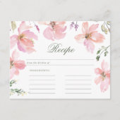 花嫁レシピ水彩フローラ用春カード (正面)