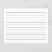 花嫁レシピ | ミニマルブライダルシャワー (裏面)