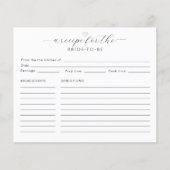 花嫁レシピ | ミニマルブライダルシャワー (正面)