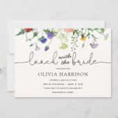 花嫁ワイルドフラワーシャワー付きランチ招待状 招待状 (正面)