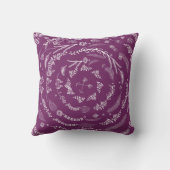 花嫁ヴィンテージフローラガーランド装飾用クッション クッション (裏面)