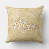 花嫁ヴィンテージフローラガーランド装飾用クッション クッション (正面)