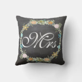 花嫁ヴィンテージフローラガーランド装飾用クッション クッション (裏面)