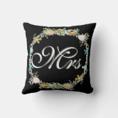 花嫁ヴィンテージフローラガーランド装飾用クッション クッション (裏面)