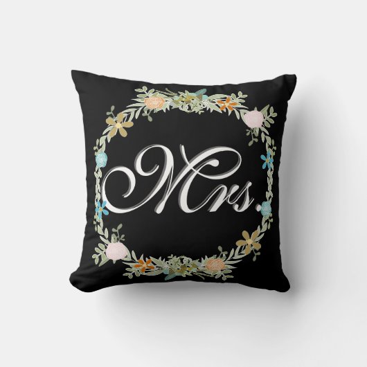 花嫁ヴィンテージフローラガーランド装飾用クッション クッション (正面)