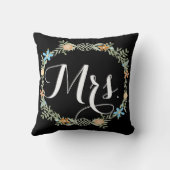 花嫁ヴィンテージフローラガーランド装飾用クッション クッション (裏面)