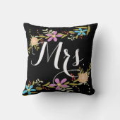 花嫁ヴィンテージフローラガーランド装飾用クッション クッション (裏面)