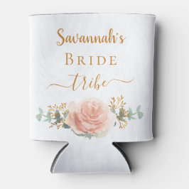 花嫁一族 ローズゴールド フローラル ユーカリ グリーン 缶クーラー