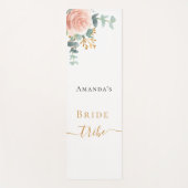 花嫁一族 ローズゴールド ユーカリ 緑 ヨガマット (正面)