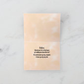 花嫁与えの遠くに父なるセピア 招待状 (内部)