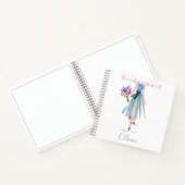 花嫁介添人ファッション花 ノートブック (内部)