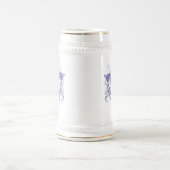 花嫁介添人用スタイン ヴィンテージ ライオン ウェディング ビールジョッキ (中央)