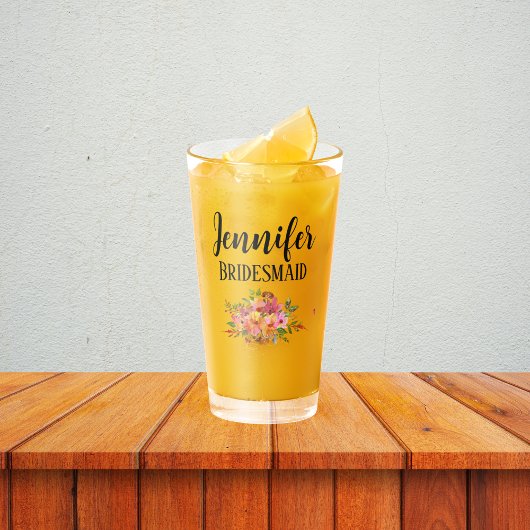 花嫁介添人 |モダンパーソナライズされた ショットグラス