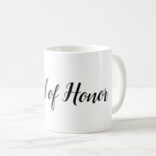 花嫁付きのマグ コーヒーマグカップ (正面右)