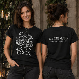 花嫁付き添い 魔法使いの花嫁 ブラック Tシャツ