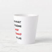 花嫁付き素晴らし添い カフェラテマグ (正面)