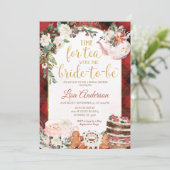 花嫁付き茶のブライダルシャワー 招待状 (スタンド正面)